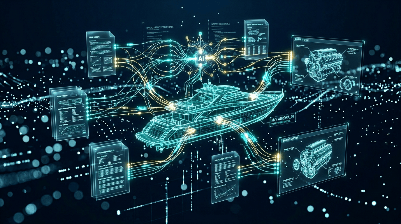 AI learning vessel through neural connections